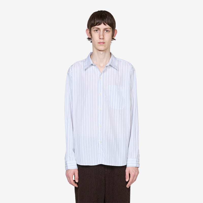 Distant Shirt Conventional Stripe Shirts