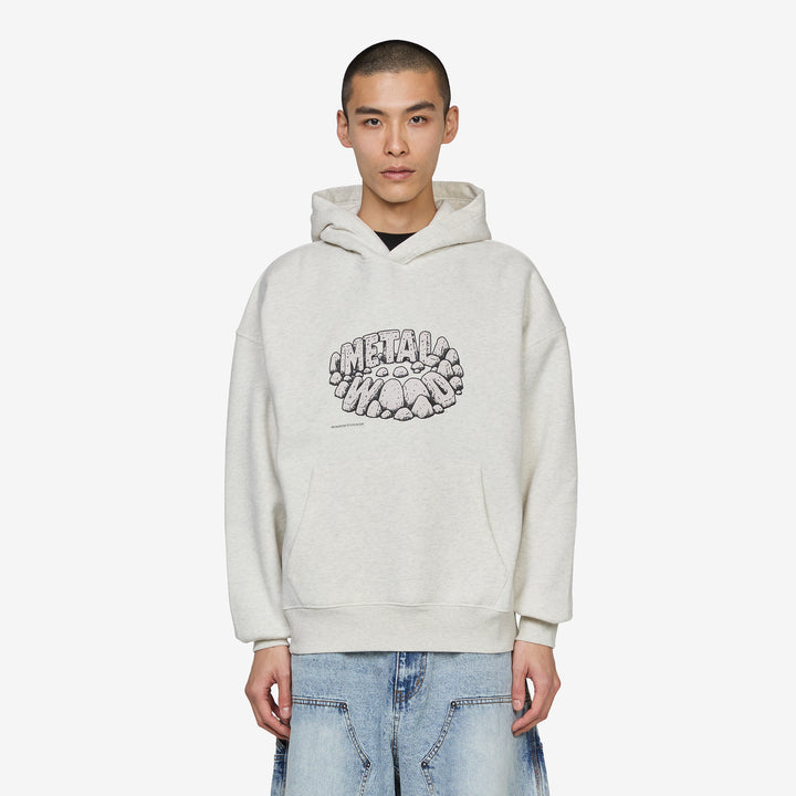 Stonehenge Hooded Sweatshirt Heather Grey Front