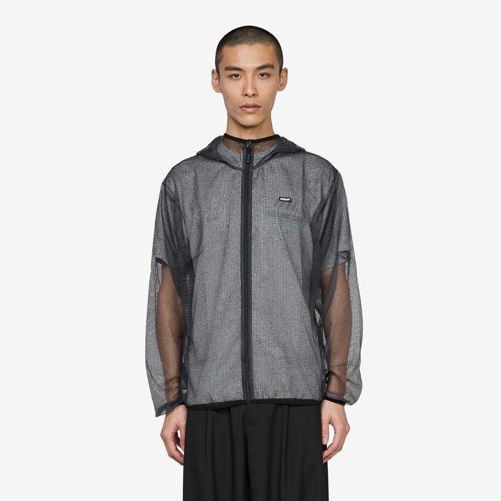 Net Parka Black Front