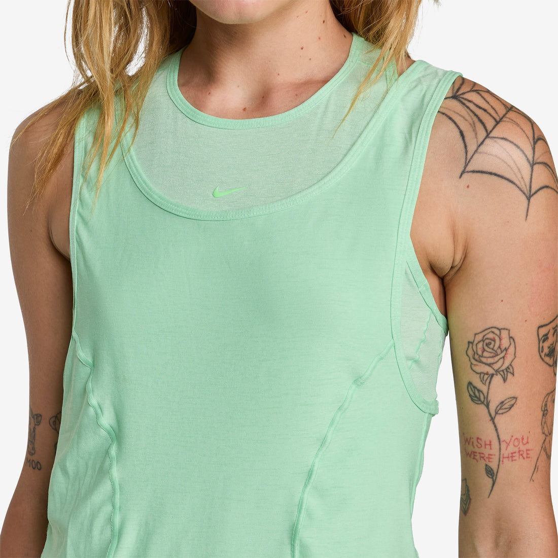 Women's Energy Tank Top Cucumber Calm Tees