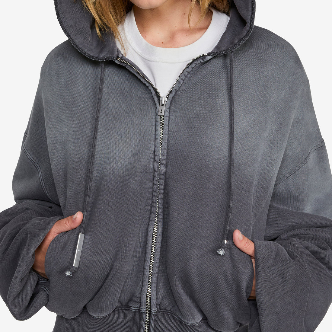 Women's Energy Studio Fleece Hoodie Cool Grey Heather Jumpers