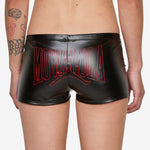 Mowalola x Women's Mini Shorts Black | Gym Red