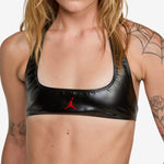 Mowalola x Women's Halter Bra Black | Gym Red