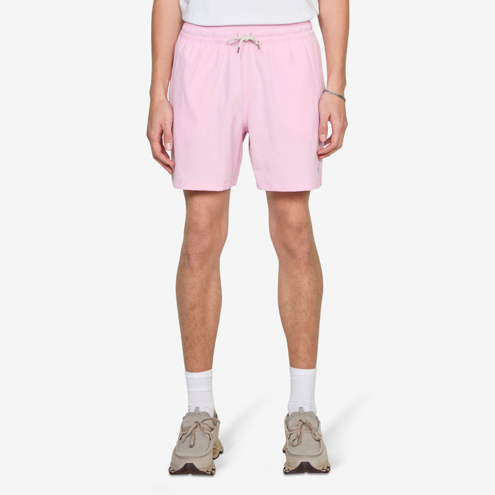 5.75-Inch Traveler Classic Swim Trunk Carmel Pink Front