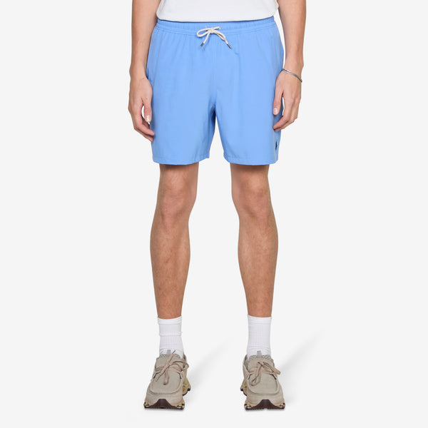 5.75-Inch Traveler Classic Swim Trunk Harbor Island Blue Shorts