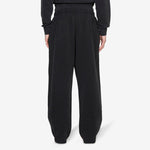 Wide Leg Trackpant Washed Black