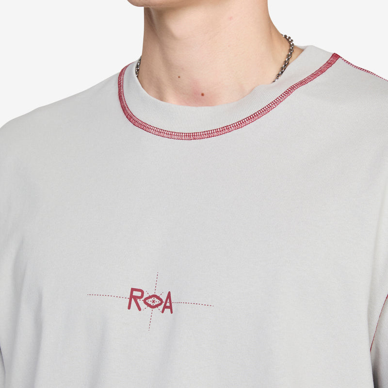 Info Stitch Organic Longsleeve Light Grey Tees
