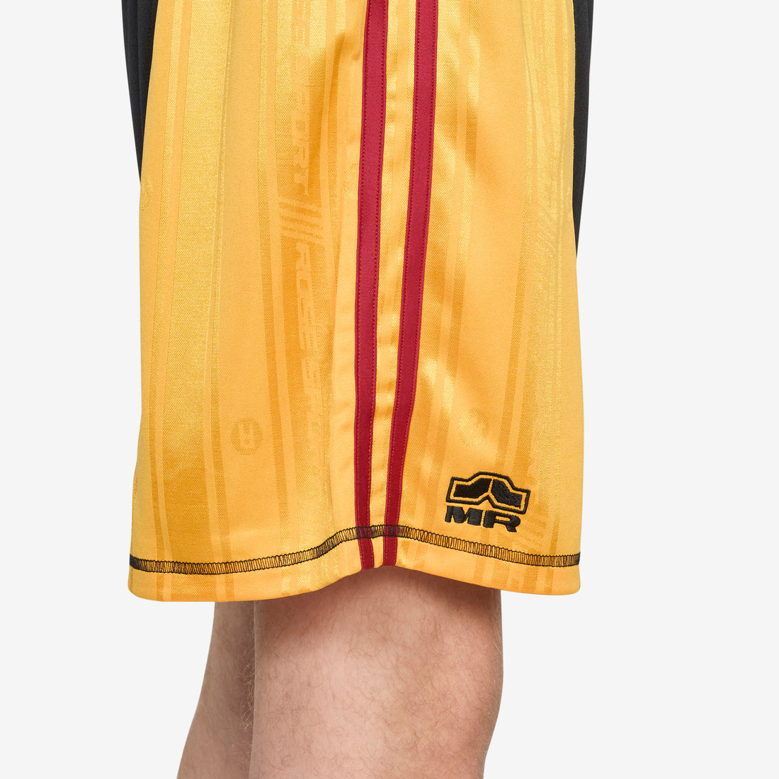 Collage Football Shorts Black | Gold Shorts