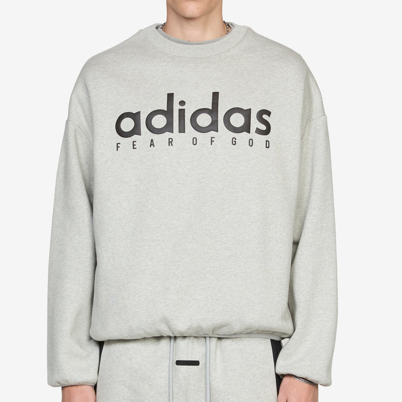 Fear of God Athletics x Heather Fleece Crewneck Medium Grey Heather Footwear