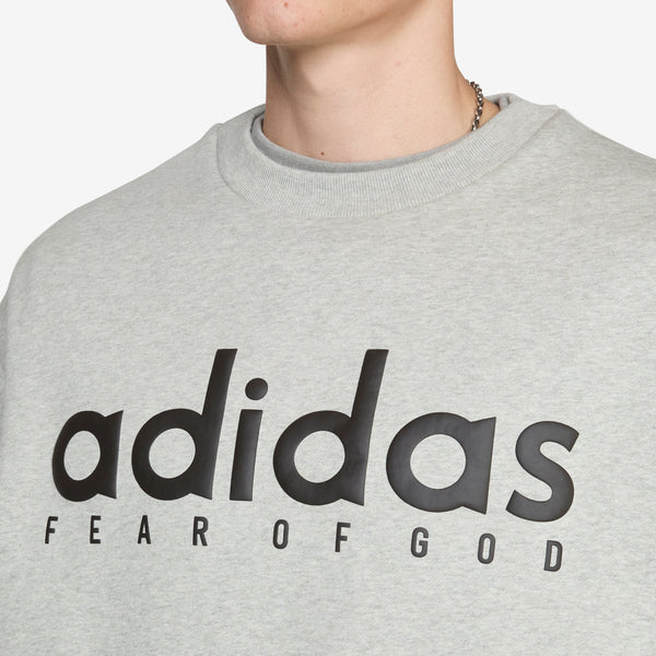 Fear of God Athletics x Heather Fleece Crewneck Medium Grey Heather Footwear