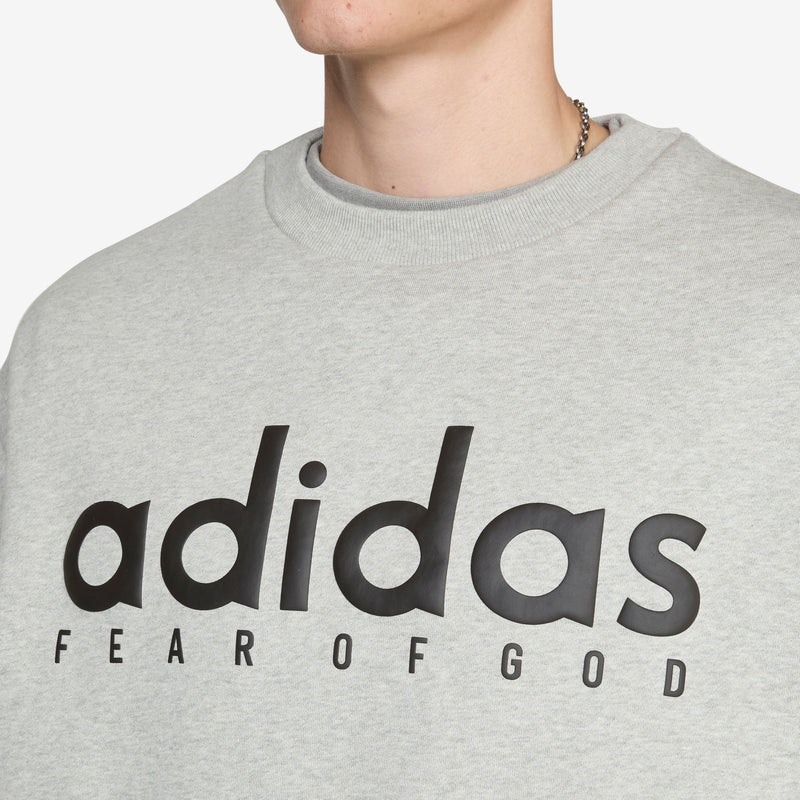 Fear of God Athletics x Heather Fleece Crewneck Medium Grey Heather Footwear