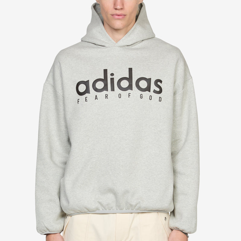 Fear of God Athletics x Cotton Fleece Hoodie Medium Grey Heather Footwear