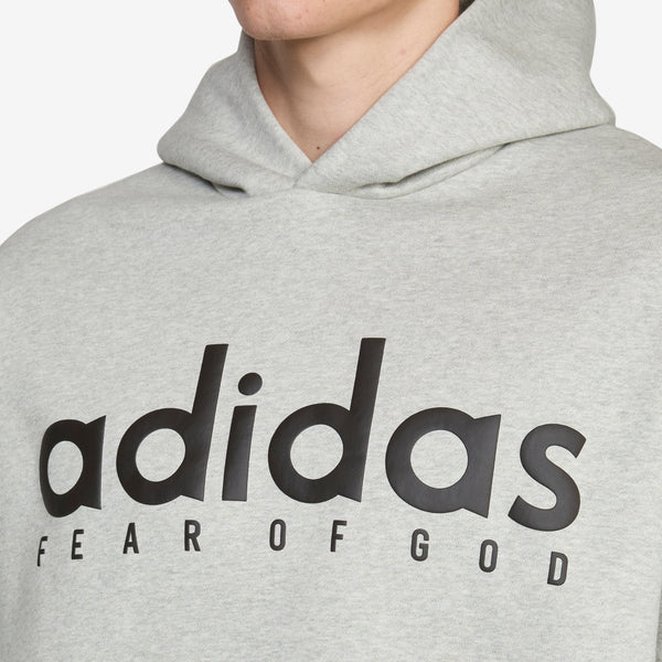 Fear of God Athletics x Cotton Fleece Hoodie Medium Grey Heather Footwear