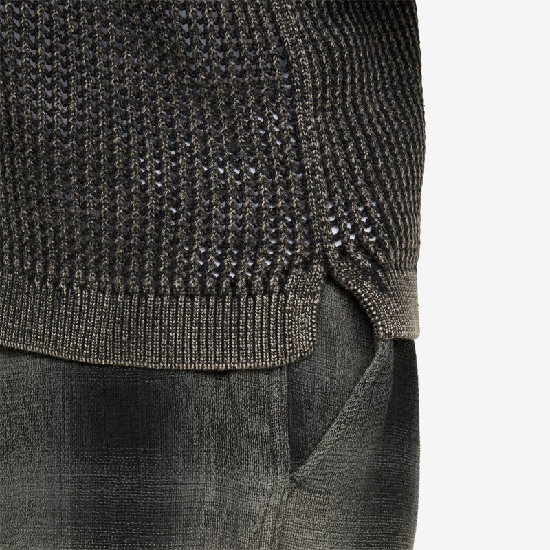 Spectrum Mesh Jumper Vintage Black Jumpers