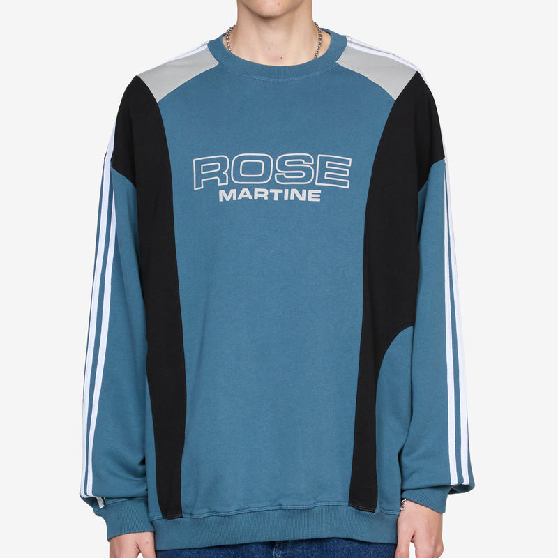 Panelled Sweatshirt Agean Blue Shirts