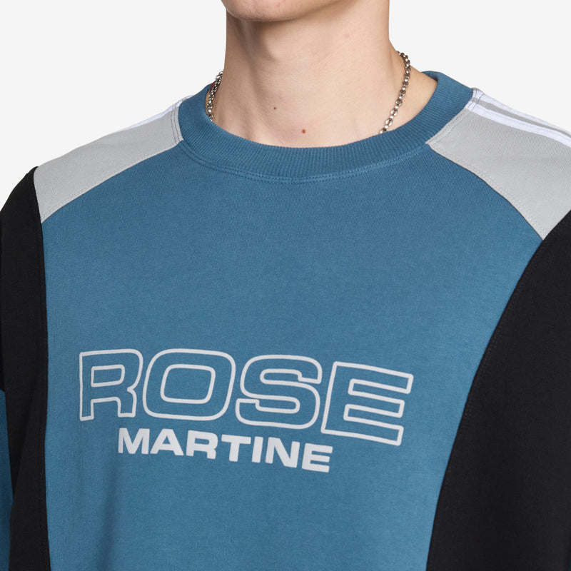 Panelled Sweatshirt Agean Blue Shirts