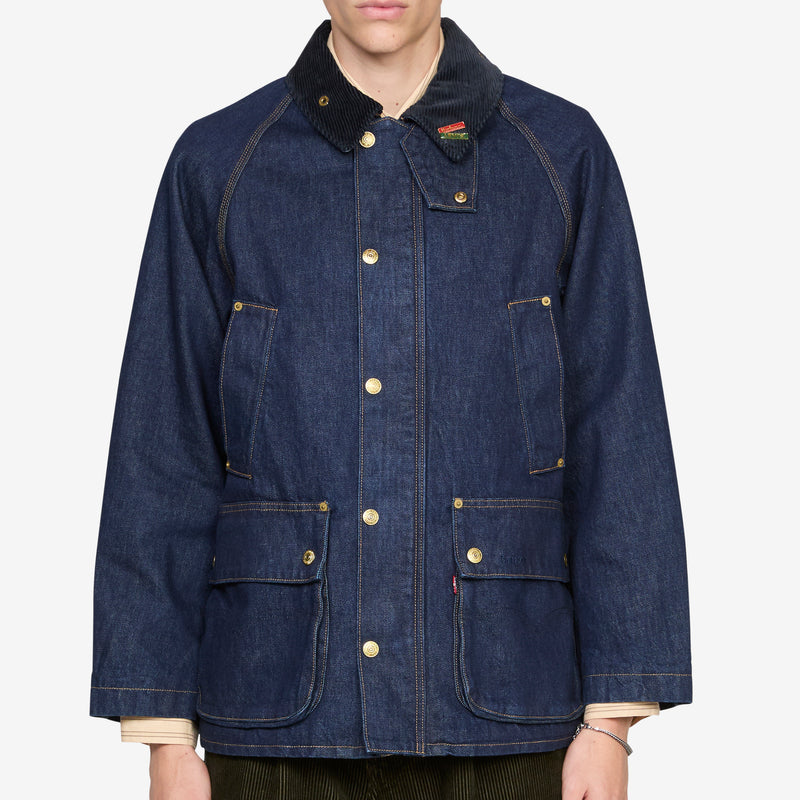 Barbour x Bedale OS Dark Rinsed Denim Jackets