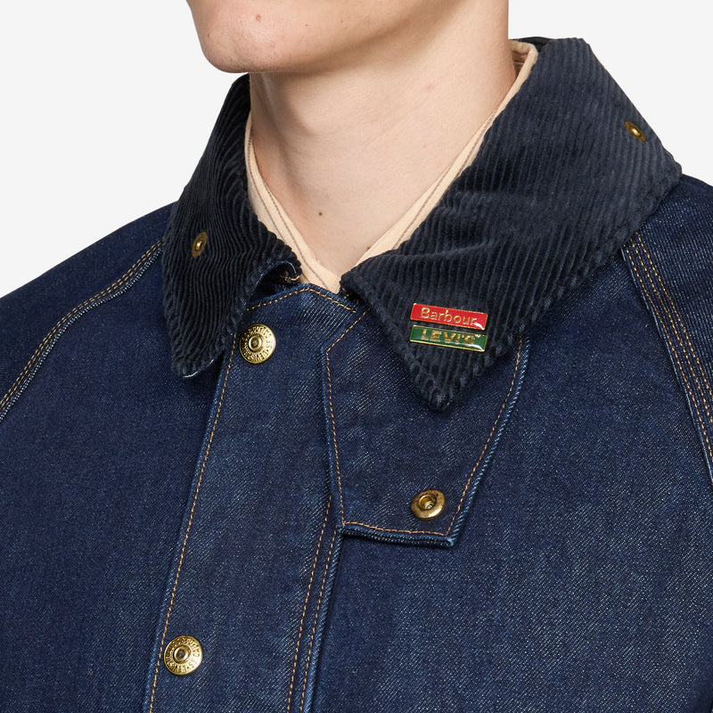 Barbour x Bedale OS Dark Rinsed Denim Jackets