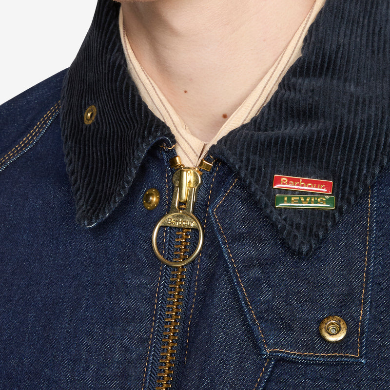 Barbour x Bedale OS Dark Rinsed Denim Jackets