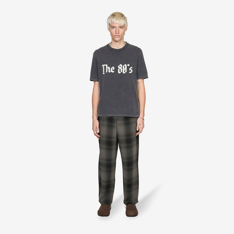 The 80'S T-Shirt Strong Vintage Black Tees