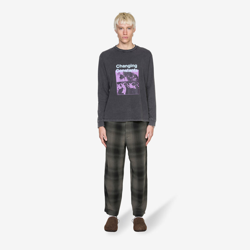 Changing Constants Longsleeve T-Shirt Strong Vintage Black Tees