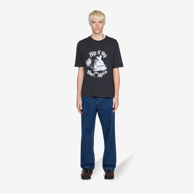 Rip It Up T-Shirt Vintage Black Tees