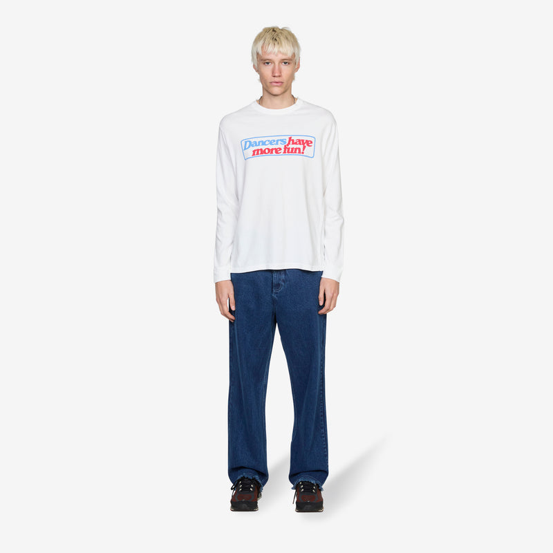 Dancers Have More Fun Longsleeve T-Shirt Off White Tees