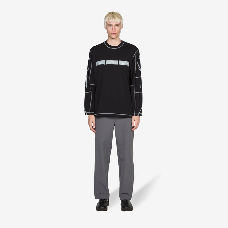 Sticks Stitch Organic Longsleeve Black Tees