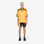 Collage Football Shorts Black | Gold