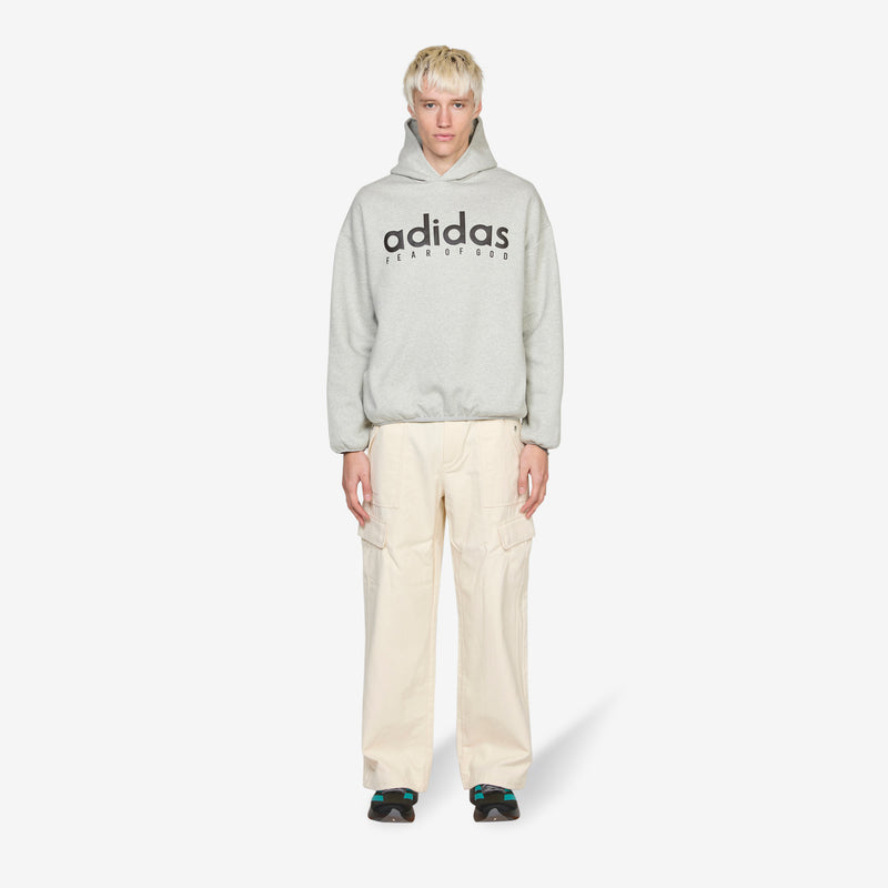 Fear of God Athletics x Cotton Fleece Hoodie Medium Grey Heather Footwear