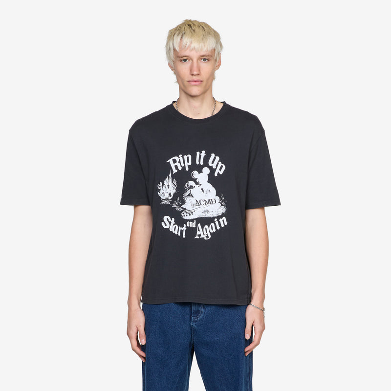 Rip It Up T-Shirt Vintage Black Tees