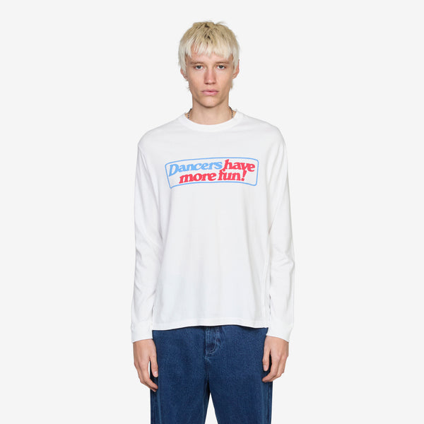 Dancers Have More Fun Longsleeve T-Shirt Off White Tees