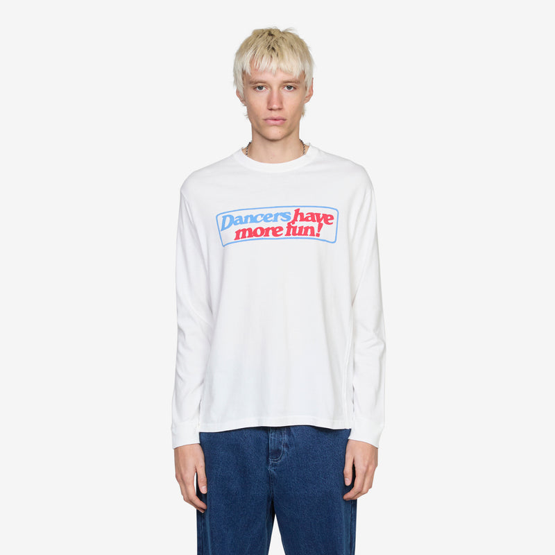 Dancers Have More Fun Longsleeve T-Shirt Off White Tees