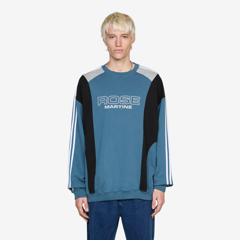 Panelled Sweatshirt Agean Blue Shirts