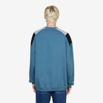 Panelled Sweatshirt Agean Blue