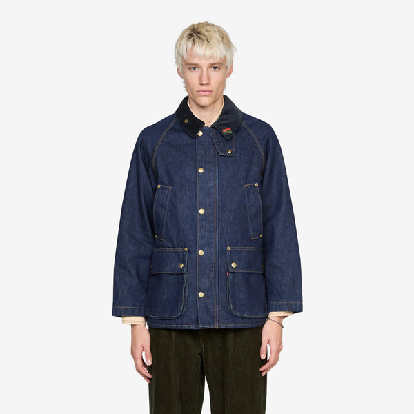 Barbour x Bedale OS Dark Rinsed Denim Jackets
