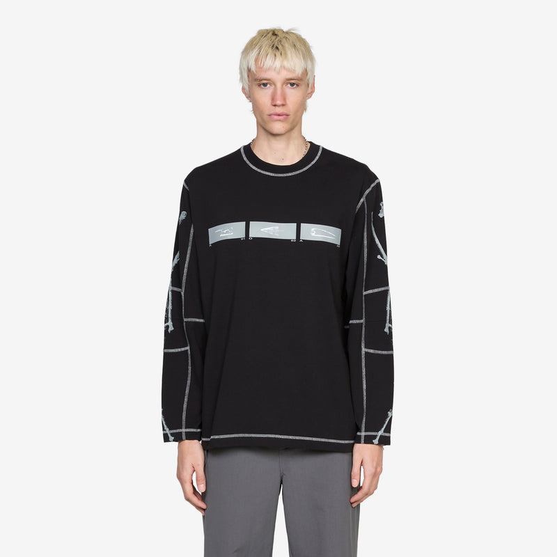 Sticks Stitch Organic Longsleeve Black Tees