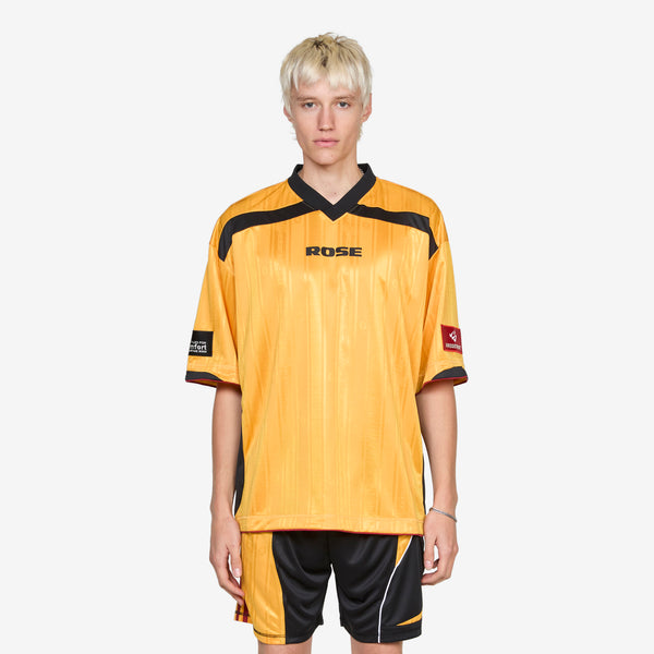 Printed Football Top Yellow Gold Tees