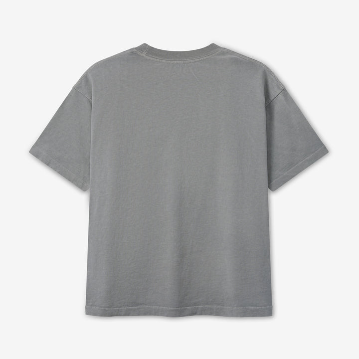 Chevron Boxy Pocket T-Shirt Smoke
