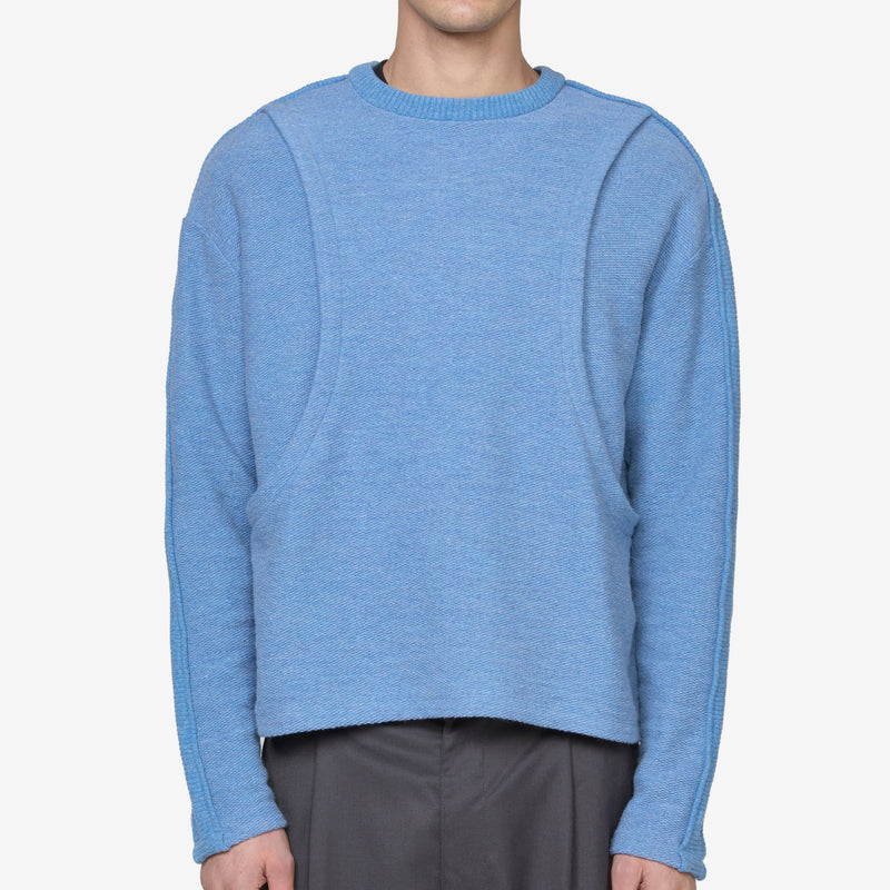 Amanes Crewneck Sweater Blue Jumpers