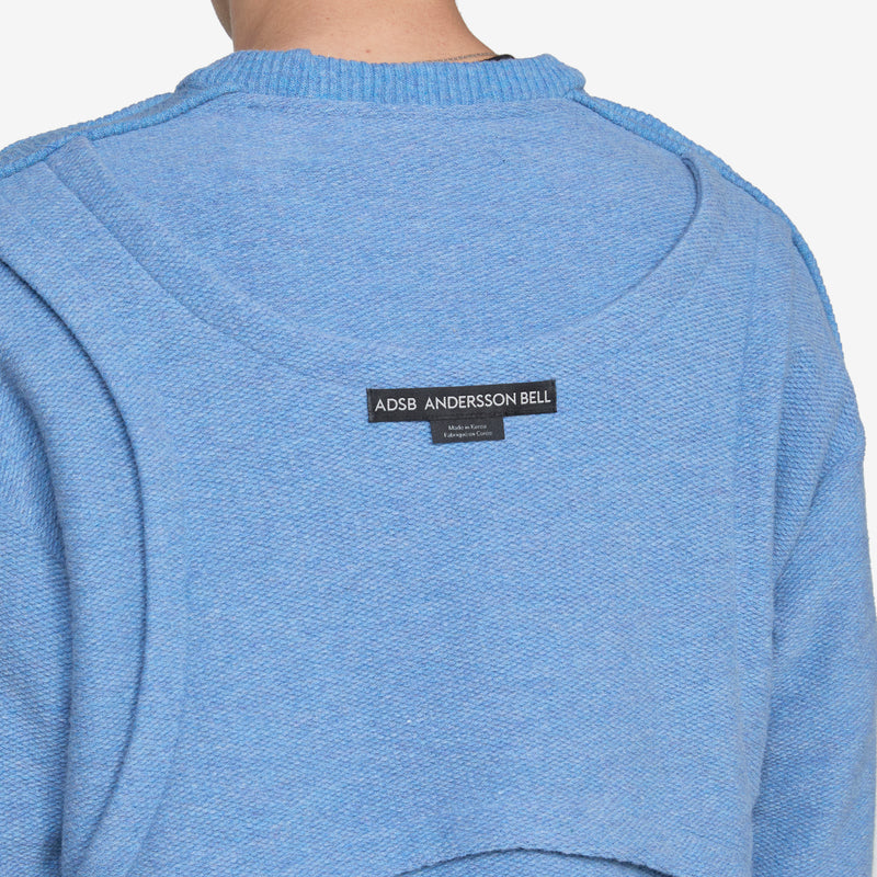 Amanes Crewneck Sweater Blue Jumpers