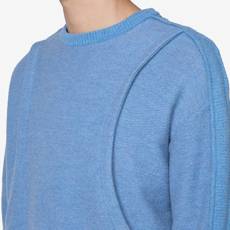 Amanes Crewneck Sweater Blue Jumpers