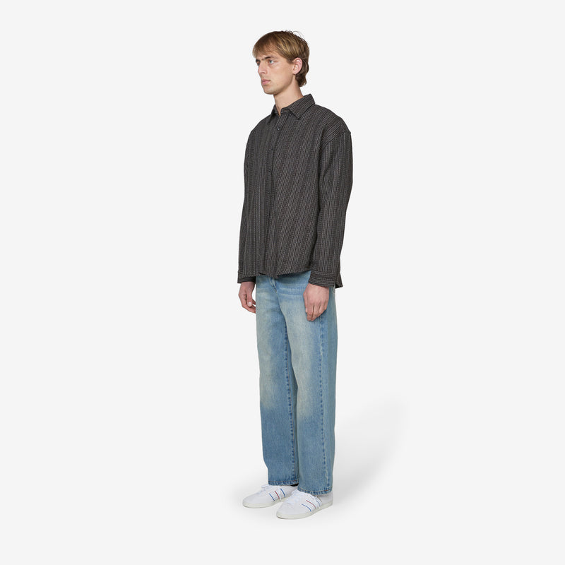 Big Longsleeve Shirt Dark Brown Shirts