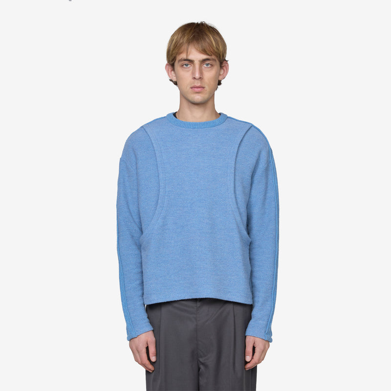 Amanes Crewneck Sweater Blue Jumpers