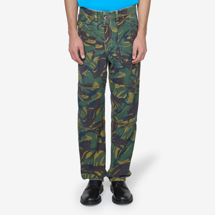 Reversible Camo Jean Blue Camo Front