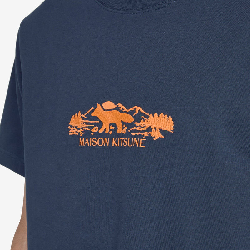 Outdoor Profile Fox Comfort T-Shirt Navy Tees
