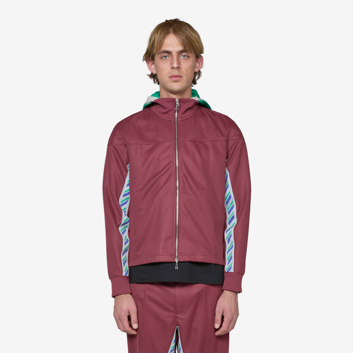 ASICS NOVALIS Styrax Track Jacket Dahlia Front
