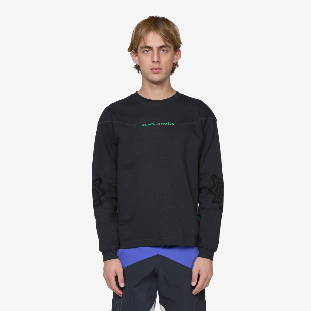 NOVALIS x BIXANCE LONG SLEEVE | Unisex | OPTIC WHITE X OBSIDIAN 