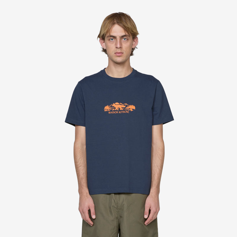 Outdoor Profile Fox Comfort T-Shirt Navy Tees