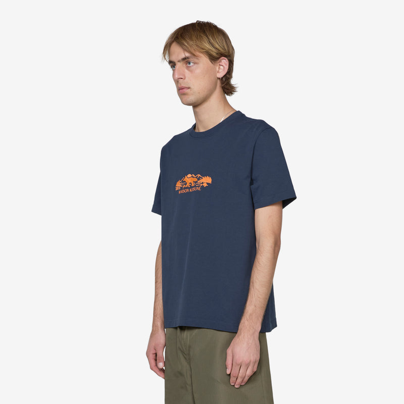 Outdoor Profile Fox Comfort T-Shirt Navy Tees